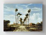 Full Frame Rulo Kanvas - Meindert Hobbema - The Avenue at Middelharnis (FF-KT111)
