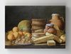 Full Frame Rulo Kanvas - Luis Mel&eacute;ndez - Still Life with Oranges and Walnuts (FF-KT108)