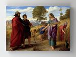 Full Frame Rulo Kanvas - Julius Schnorr von Carolsfeld - Ruth in Boaz's Field (FF-KT105)