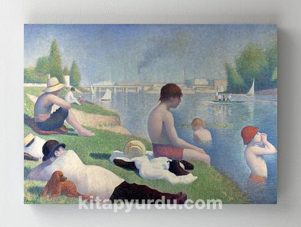 Full Frame Rulo Kanvas - Georges Seurat - Bathers at Asnières (FF-KT103)