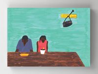Full Frame Rulo Kanvas - Jacob Lawrence They Were Very Poor (FF-KT095)