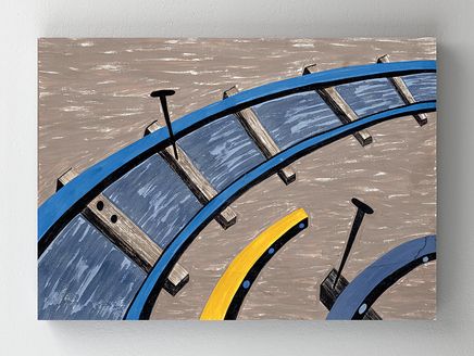 Full Frame Rulo Kanvas - Jacob Lawrence They Also Worked İn Large Numbers On The Railroad (FF-KT093)