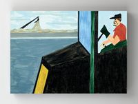 Full Frame Rulo Kanvas - Jacob Lawrence The World War Had Caused A Great Shortage İn Orthern industry And Also Citizens Of Foreign Countries Were Returning Home (FF-KT092)