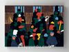 Full Frame Rulo Kanvas - Jacob Lawrence The Railroad Stations Were At Times So Over-packed With People Leaving That Special Guards Had To Be Called İn To Keep Order (FF-KT091)