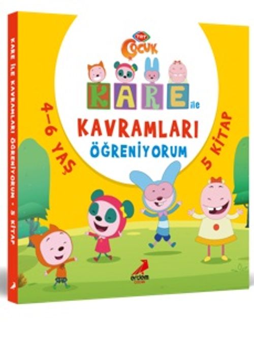 Kare ile Kavramları Öğreniyorum (5 kitap)