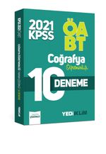 2021 ÖABT Coğrafya Öğretmenliği Tamamı Çözümlü 10 Deneme