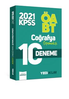 2021 ÖABT Coğrafya Öğretmenliği Tamamı Çözümlü 10 Deneme - Kolektif
