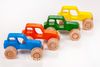 Montessori Ahşap Zeka Oyunları/ w-Colorful Cars