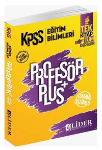 2021 KPSS Eğitim Bilimleri Profesör Plus Soru Bankası Çözümlü