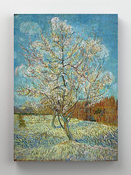Full Frame Rulo Kanvas - Vincent van Gogh - The Pink Peach Tree (FF-KT164)