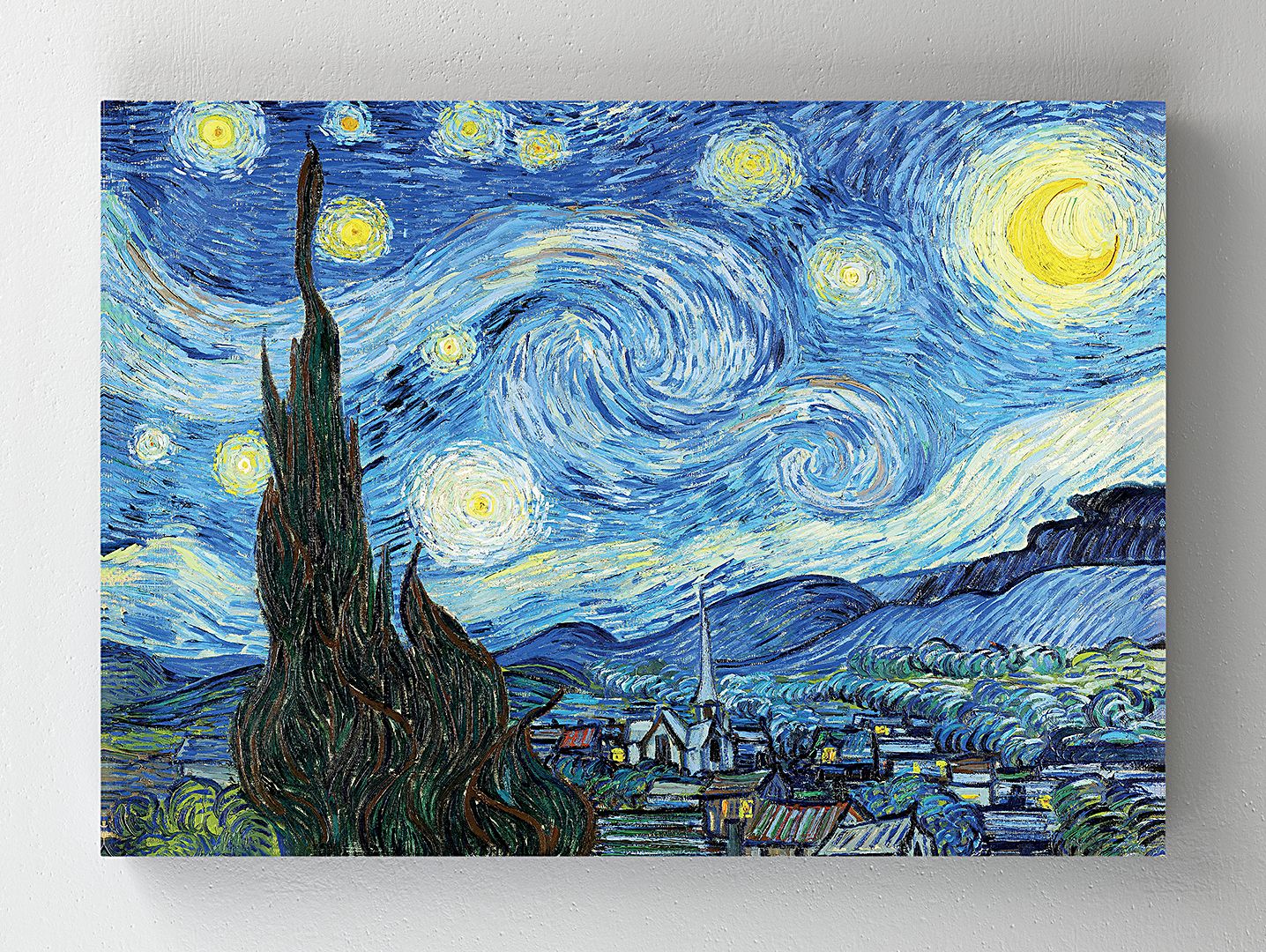 Full Frame Rulo Kanvas - Vincent van Gogh - Starry Night, 1889 (FF