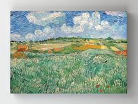 Full Frame Rulo Kanvas - Vincent van Gogh - Auvers'te Çayırlık (FF-KT160)