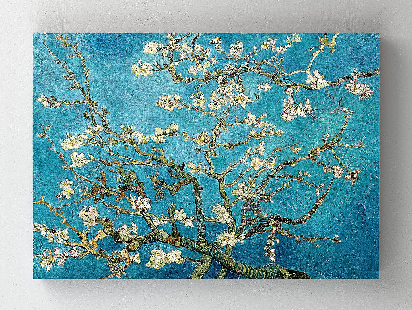 Full Frame Rulo Kanvas - Vincent van Gogh - Almond Blossom (FF