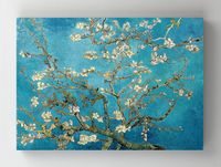 Full Frame Rulo Kanvas - Vincent van Gogh - Almond Blossom (FF-KT159)