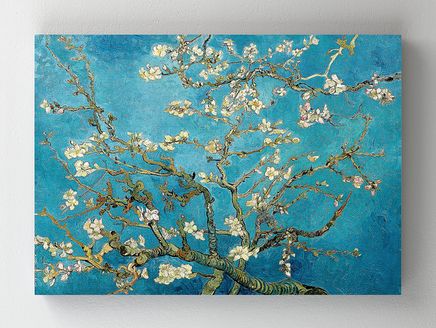 Full Frame Rulo Kanvas - Vincent van Gogh - Almond Blossom (FF-KT159)