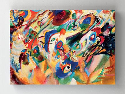 Full Frame Rulo Kanvas - Wassily Kandinsky - Sketch 2 for composition VII (FF-KT156)
