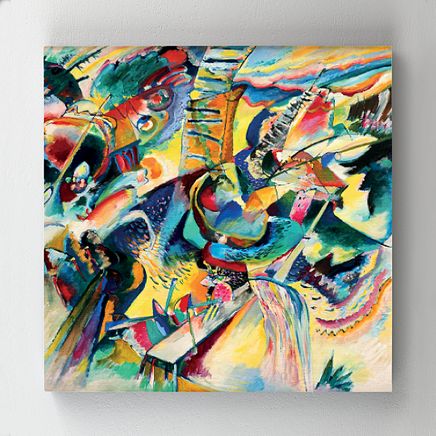 Full Frame Rulo Kanvas - Wassily Kandinsky - Improvisation Gorge (FF-KT155)