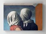 Full Frame Rulo Kanvas - René Magritte -The Lovers (FF-KT147)