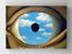 Full Frame Rulo Kanvas - René Magritte - The False Mirror(FF-KT146)