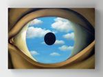 Full Frame Rulo Kanvas - René Magritte - The False Mirror(FF-KT146)