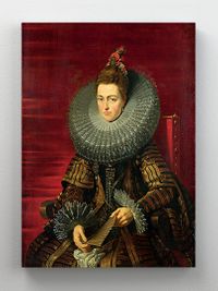 Full Frame Rulo Kanvas - Peter Paul Rubens - Portrait of the Infanta Isabella (FF-KT137)