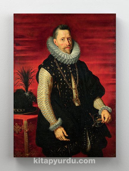 Full Frame Rulo Kanvas - Peter Paul Rubens - Portrait of the Archduke Albert (FF-KT136)