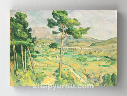 Full Frame Rulo Kanvas - Paul Cezanne - Viyadüklü Manzara (FF-KT131)