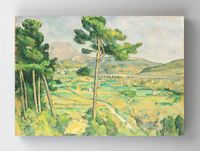 Full Frame Rulo Kanvas - Paul Cezanne - Viyadüklü Manzara (FF-KT131)