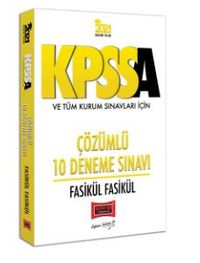 2021 KPSS A Grubu ve Tüm Kurum Sınavları İçin Çözümlü 10 Fasikül Deneme Sınavı