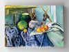Full Frame Rulo Kanvas - Paul Cézanne - Still Life with a Ginger Jar and Eggplants (FF-KT128)