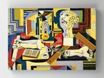 Full Frame Rulo Kanvas - Pablo Picasso - Alçı Baş ile Atölye - Studio with Plaster Head (FF-KT124)