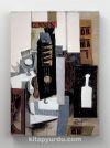 Full Frame Rulo Kanvas - Pablo Picasso - Glass, Guitar, and Bottle (FF-KT123)