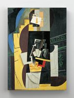 Full Frame Rulo Kanvas - Pablo Picasso - Card Player	(FF-KT119)