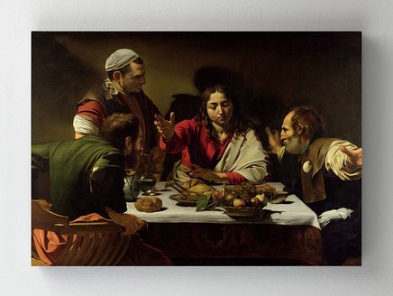 Full Frame Rulo Kanvas - Michelangelo Merisi da Caravaggio - The Supper at Emmaus (FF-KT113)