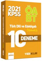 2021 ÖABT Türk Dili ve Edebiyatı Öğretmenliği Tamamı Çözümlü 10 Deneme
