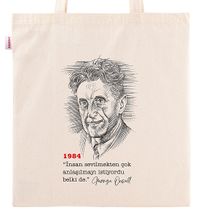 Askılı Bez Çanta - 1984 - Portre George Orwell