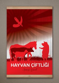 Full Frame Kanvas Poster - Hayvan Çiftliği, Snowball (FFK-008)