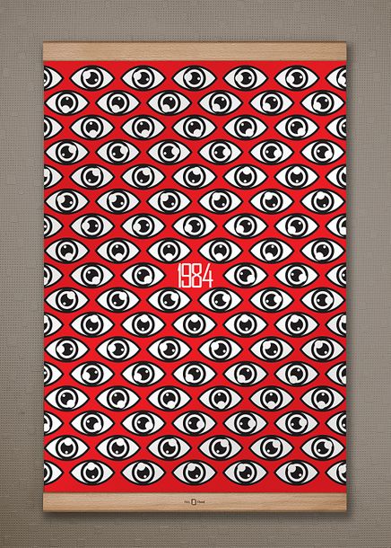 Full Frame Kanvas Poster - 1984 360 Derece Gözler (FFK-002)