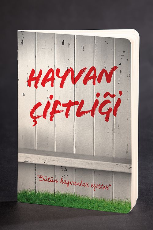 Akıl Defteri - Hayvan Çiftliği - Beyaz Çit (15x22)