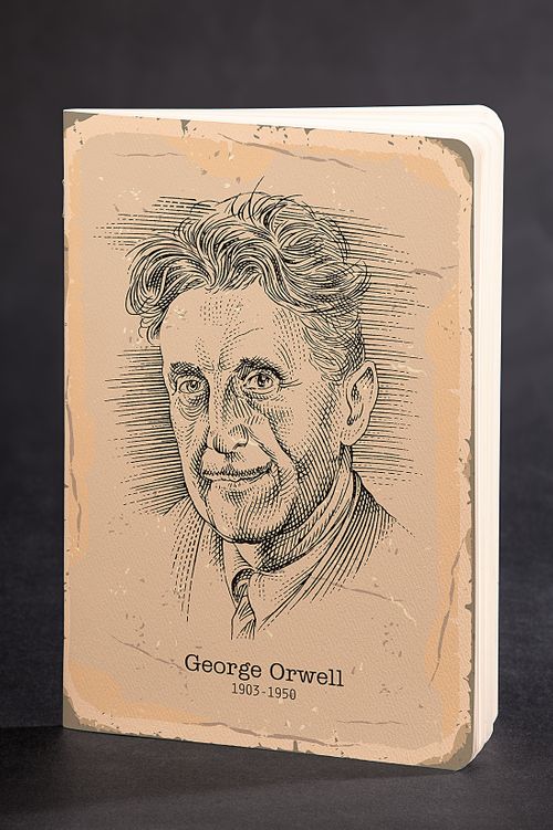 Akıl Defteri - George Orwell - Portre Eski Sayfa (15x22)