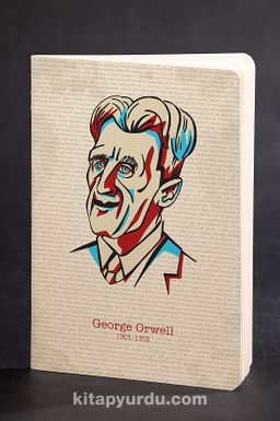 Akıl Defteri - George Orwell - Portre Metinli (15x22)