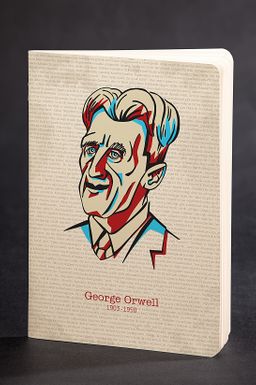 Akıl Defteri - George Orwell - Portre Metinli (15x22)