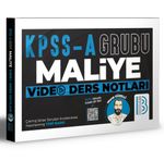 KPSS A Maliye Video Ders Notları