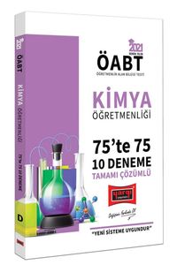 2021 ÖABT Kimya Öğretmenliği 75’te 75 Tamamı Çözümlü 10 Deneme Sınavı