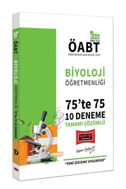 2021 ÖABT Biyoloji Öğretmenliği 75’te 75 Tamamı Çözümlü 10 Deneme Sınavı