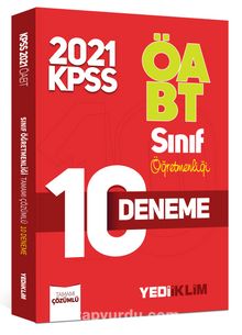 2021 ÖABT Sınıf Öğretmenliği Tamamı Çözümlü 10 Deneme - Kolektif