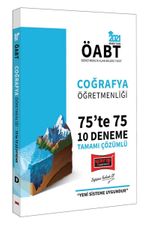 2021 ÖABT Coğrafya Öğretmenliği 75'te 75 Tamamı Çözümlü 10 Deneme Sınavı