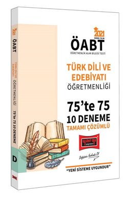 2021 ÖABT Türk Dili ve Edebiyatı Öğretmenliği 75’te 75 Tamamı Çözümlü 10 Deneme Sınavı