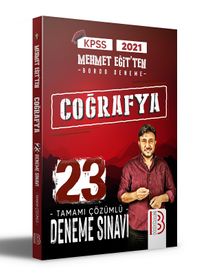 KPSS 2021 Coğrafya Tamamı Çözümlü 23 Bordo Deneme Sınavı 
