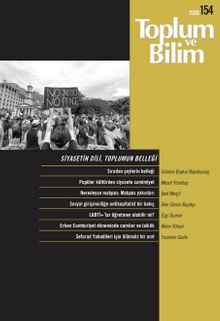 Toplum ve Bilim Sayı:154
